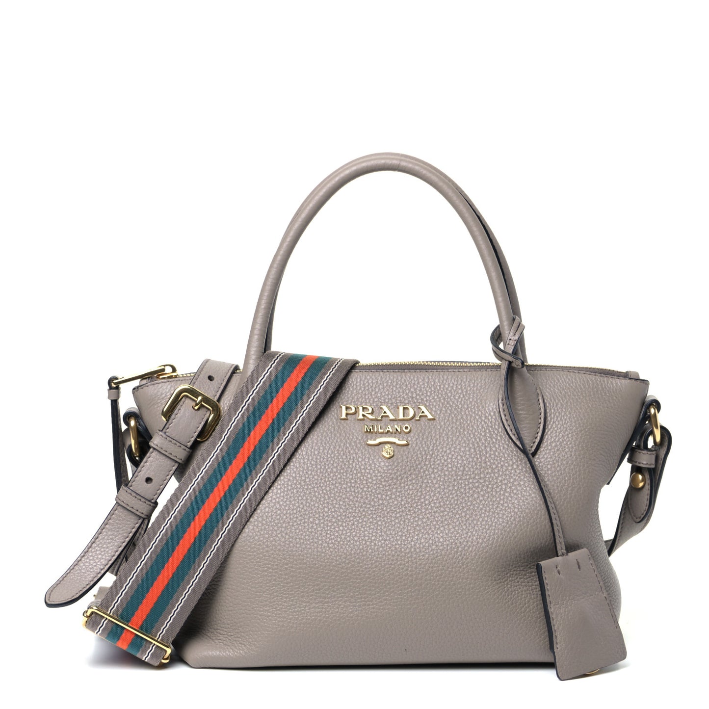 Vitello Daino Shoulder Bag Argilla