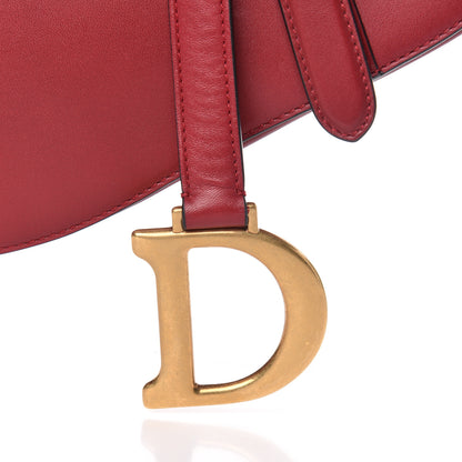 Christian Dior Calfskin Saddle Bag Red 8 of 11