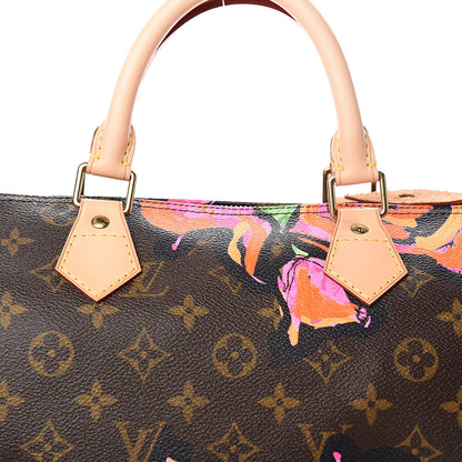 Louis Vuitton Monogram Roses Speedy 30 10 of 10