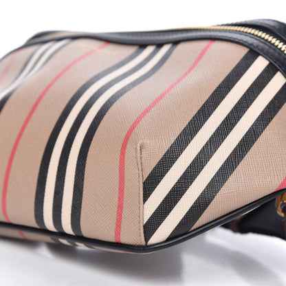 Burberry E-Canvas Icon Stripe Sonny Bum Bag Archive Beige 7 of 9