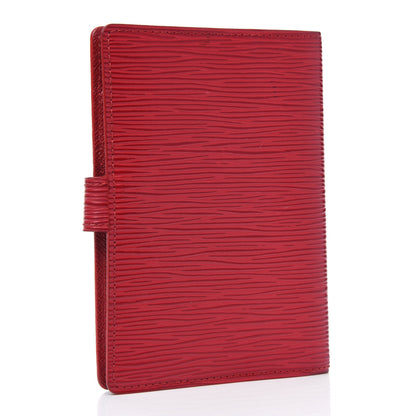 Louis Vuitton Epi Small Ring Agenda Cover Rouge 2 of 5