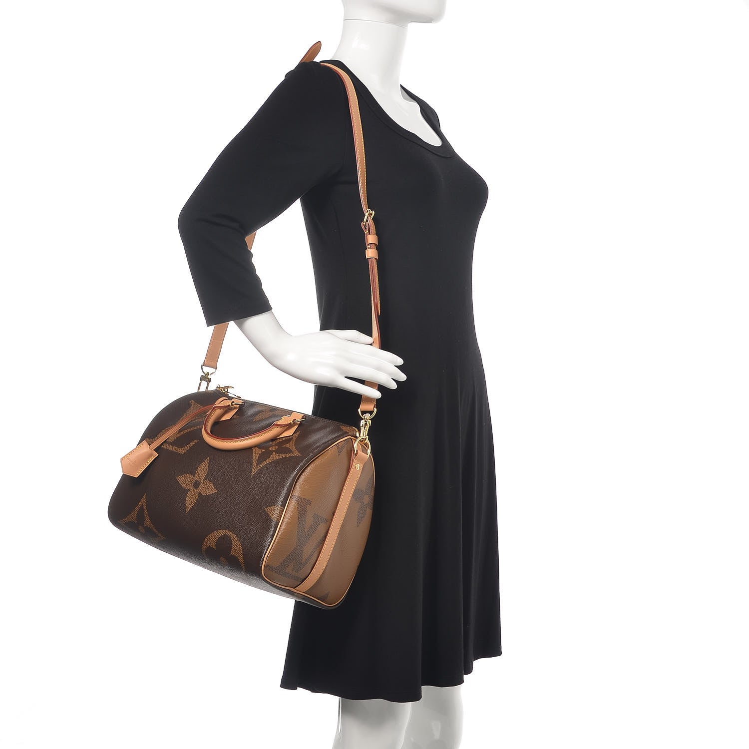 Louis Vuitton Reverse Monogram Giant Speedy Bandouliere 30 2 of 10