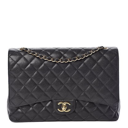 Chanel Caviar Quilted Maxi Double Flap Black 1 of 11