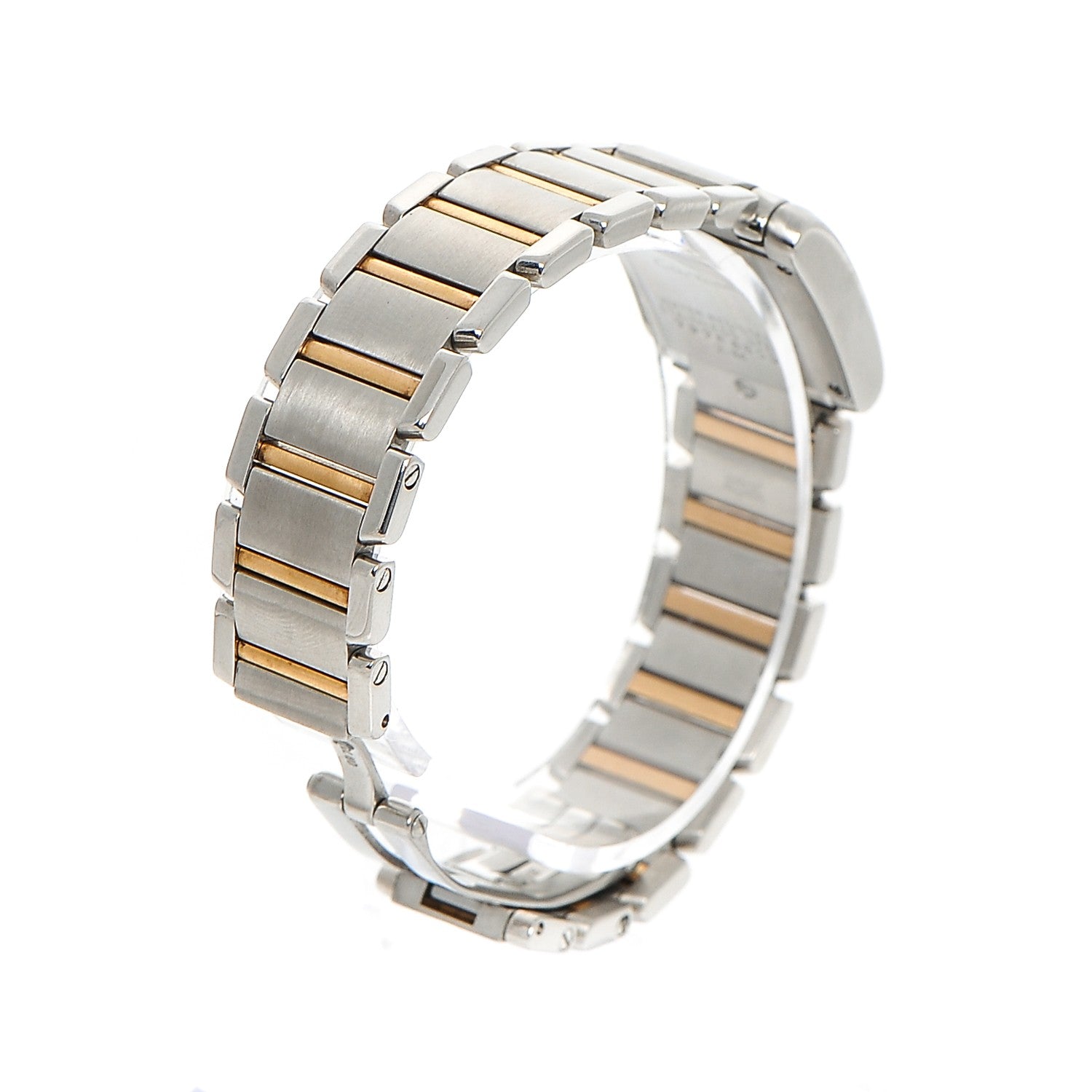 Cartier Stainless Steel 18K Yellow Gold 20mm Tank Francaise Quartz Watch 5 of 8