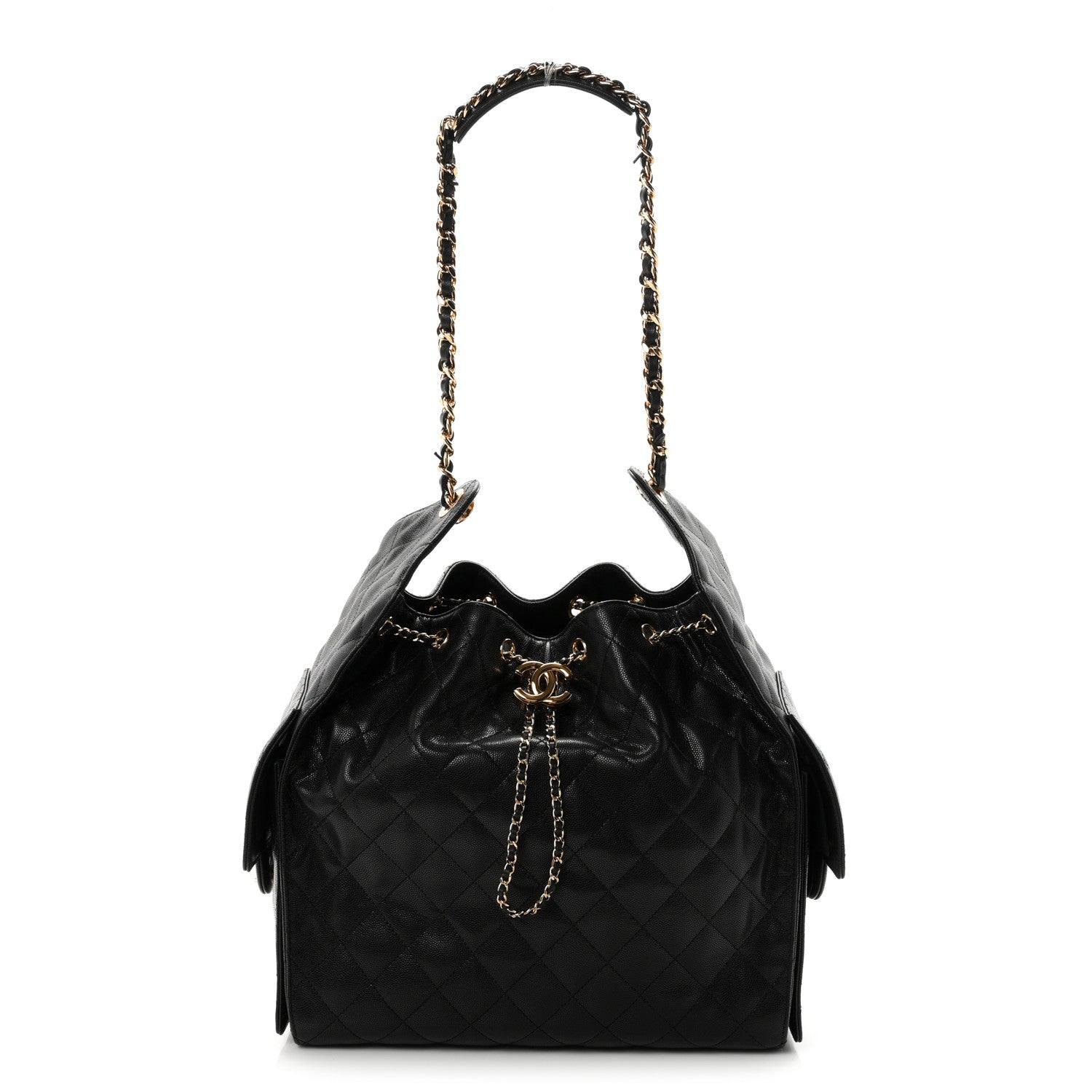 Chanel Caviar Quilted Medium Chanel 25 Handbag Black 1 of 12