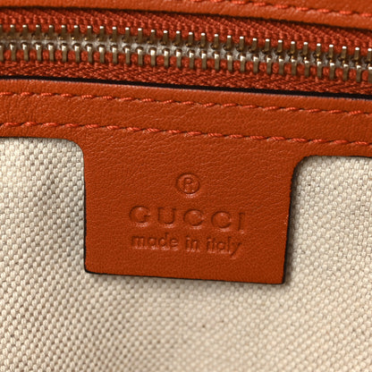 Gucci GG Supreme Monogram Medium Nice Tote Orange 6 of 9