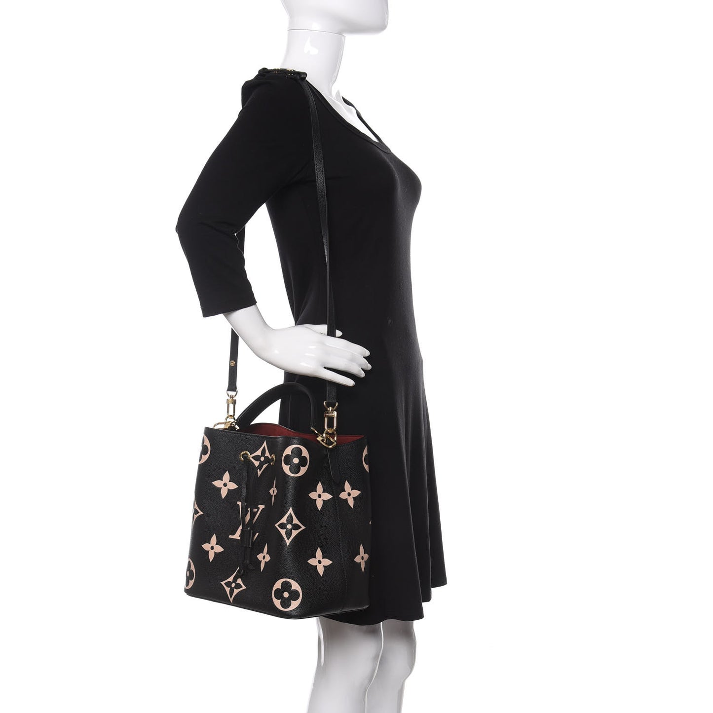Empreinte Monogram Giant Neonoe MM Black Beige