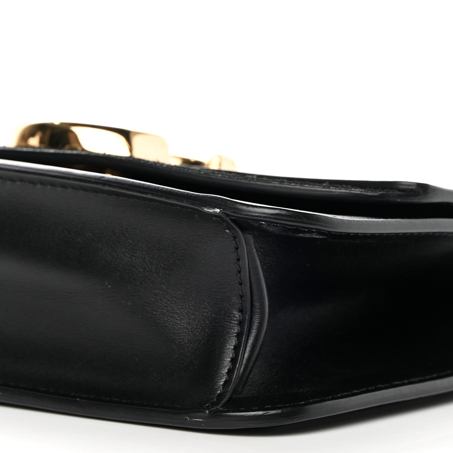 Chloe Calfskin Suede C Clutch With Chain Black 9 of 16