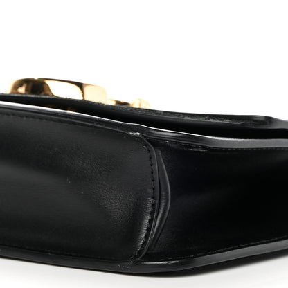 Chloe Calfskin Suede C Clutch With Chain Black 9 of 16