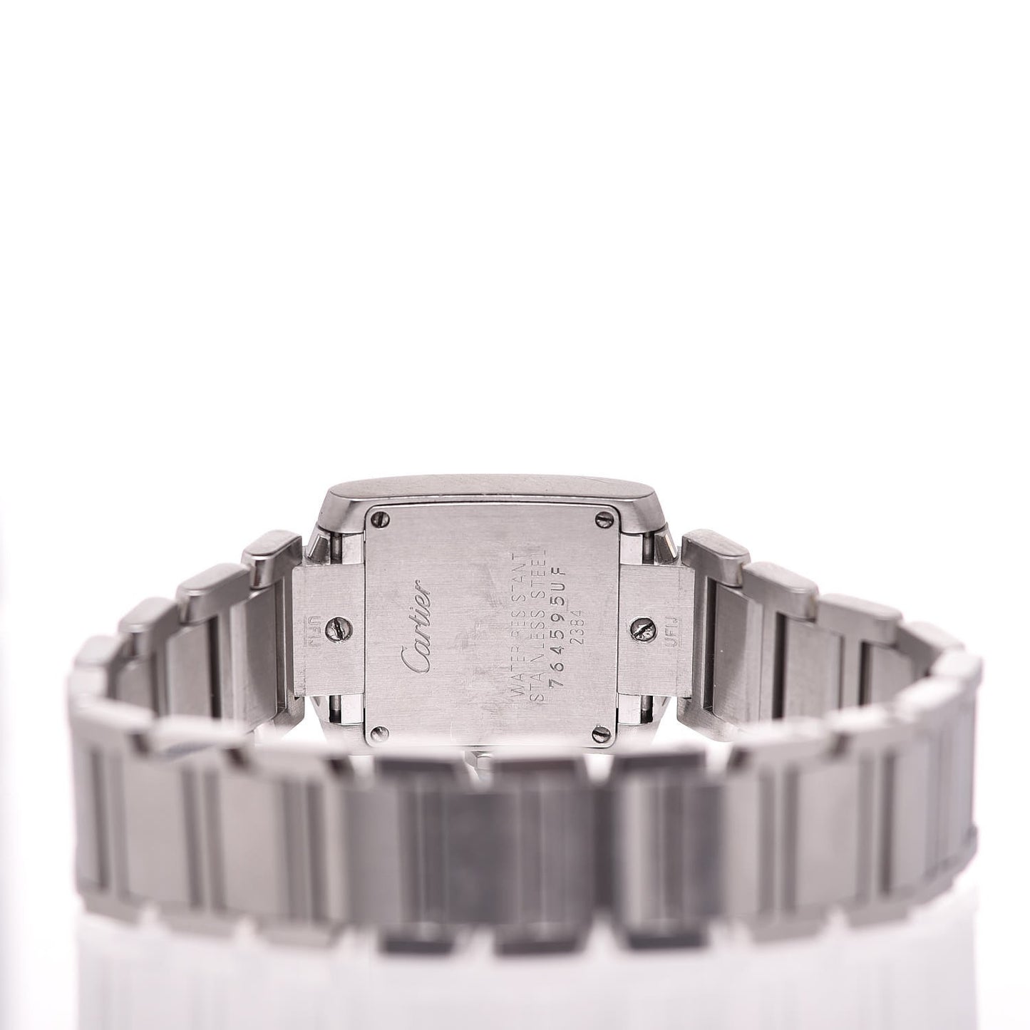 Stainless Steel 20mm Tank Francaise Quartz Watch