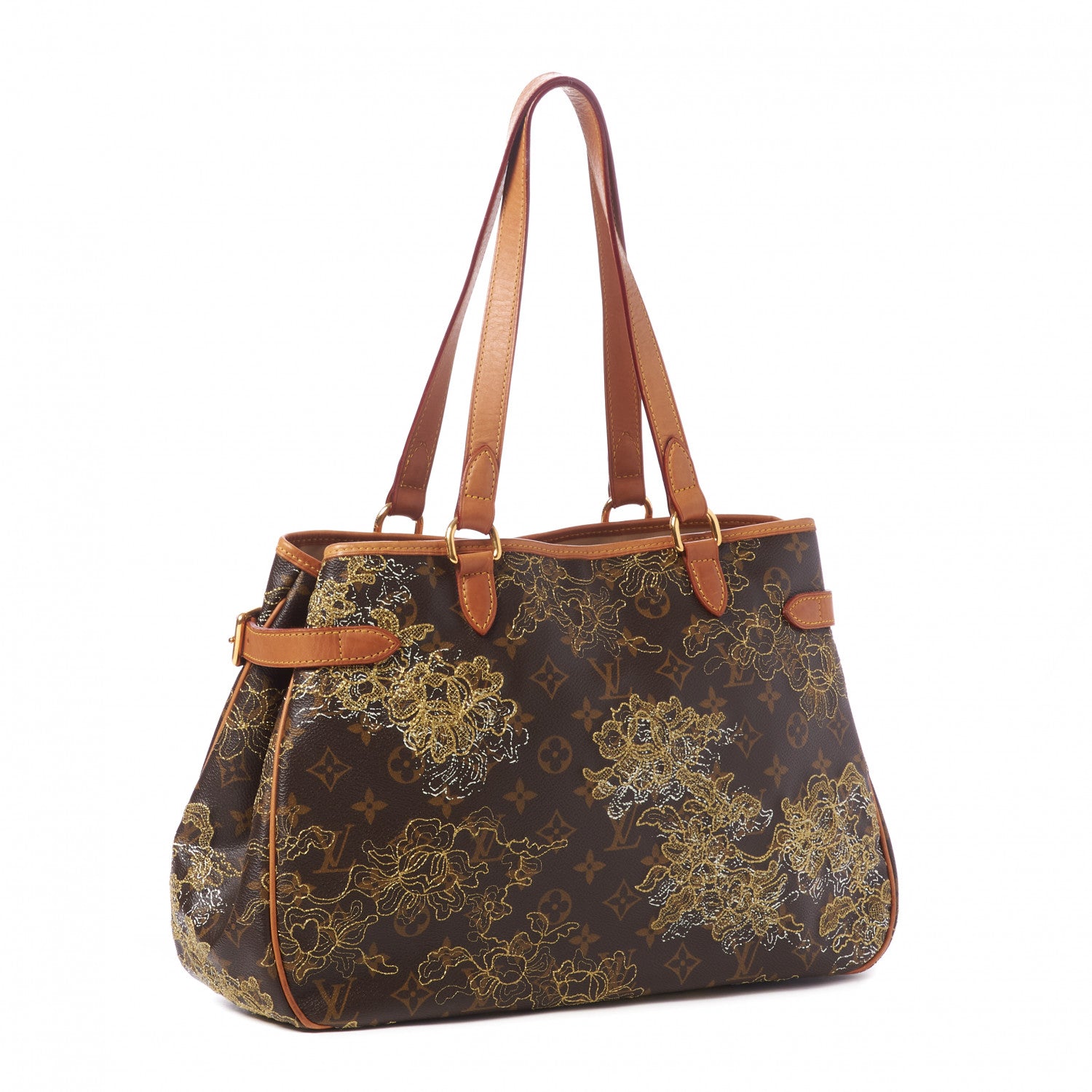 Louis Vuitton Monogram Dentelle Batignolles Horizontal Gold 3 of 8