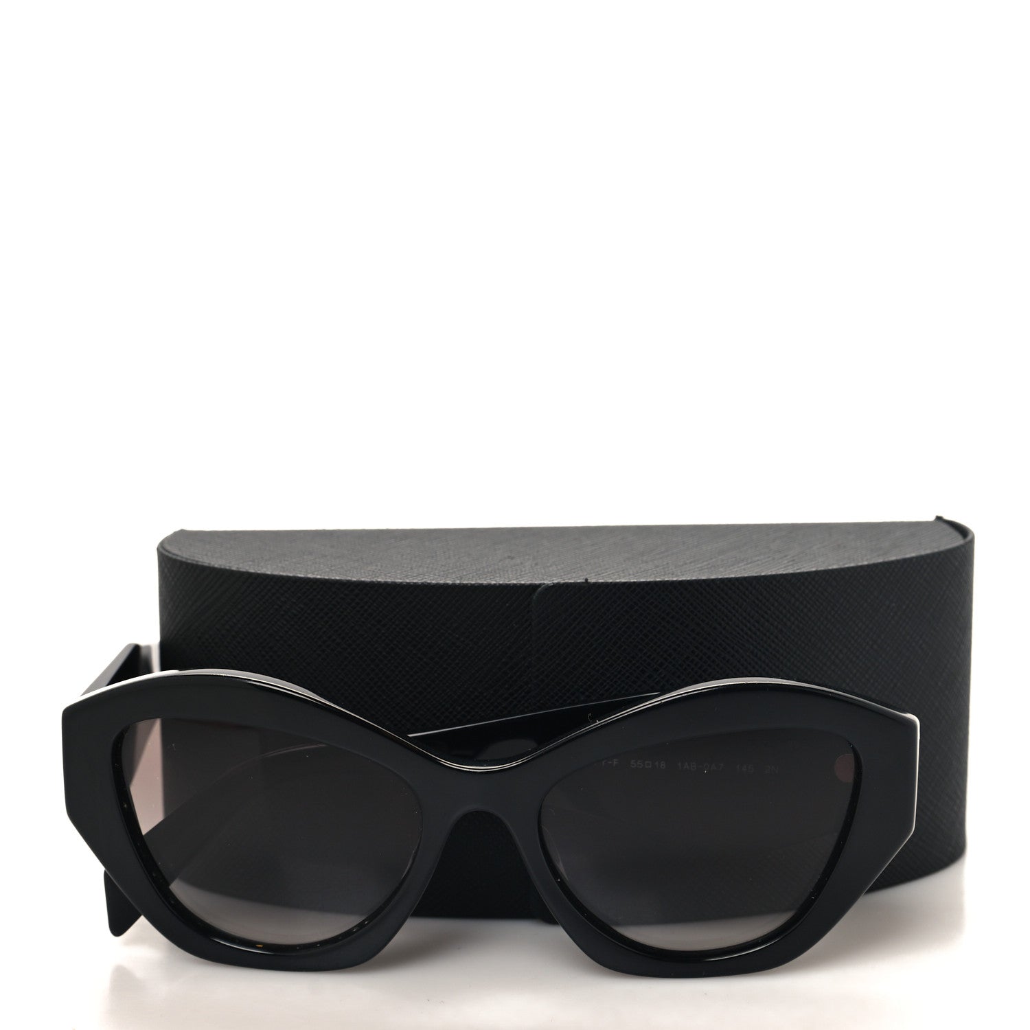 Prada Acetate Symbole Sunglasses SPR 07Y Black 7 of 7