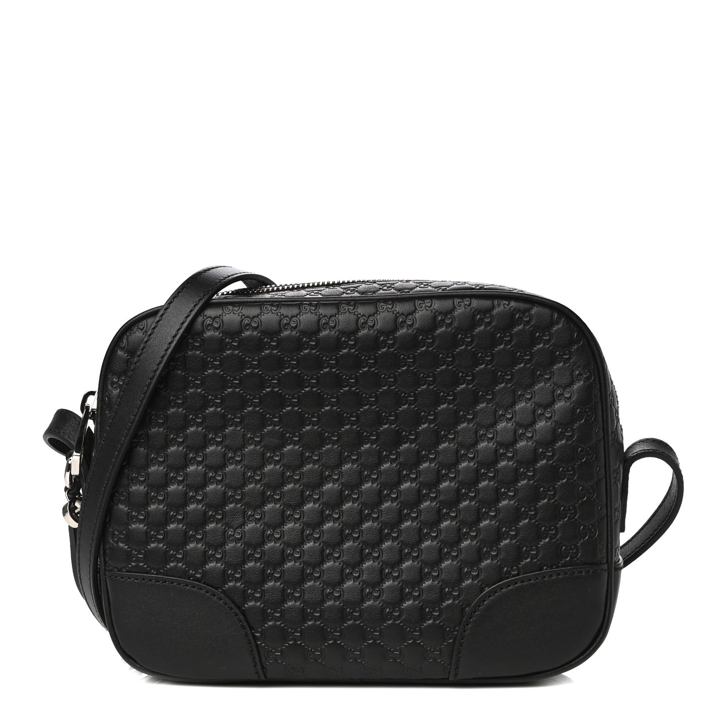 Microguccissima Mini Bree Messenger Bag Black