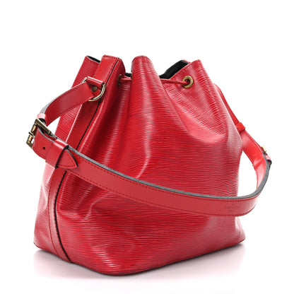 Louis Vuitton Epi Petit Noe Castillan Red 3 of 10