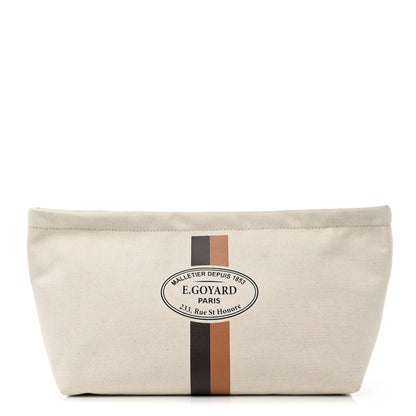 Goyard Canvas Necessaire Organizer Pouch Off White 1 of 7