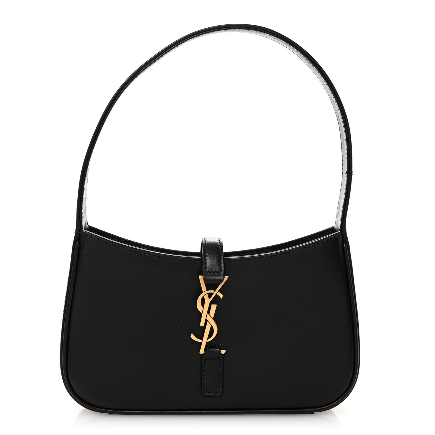 Smooth Calfskin Le 5 A 7 Mini Hobo Black