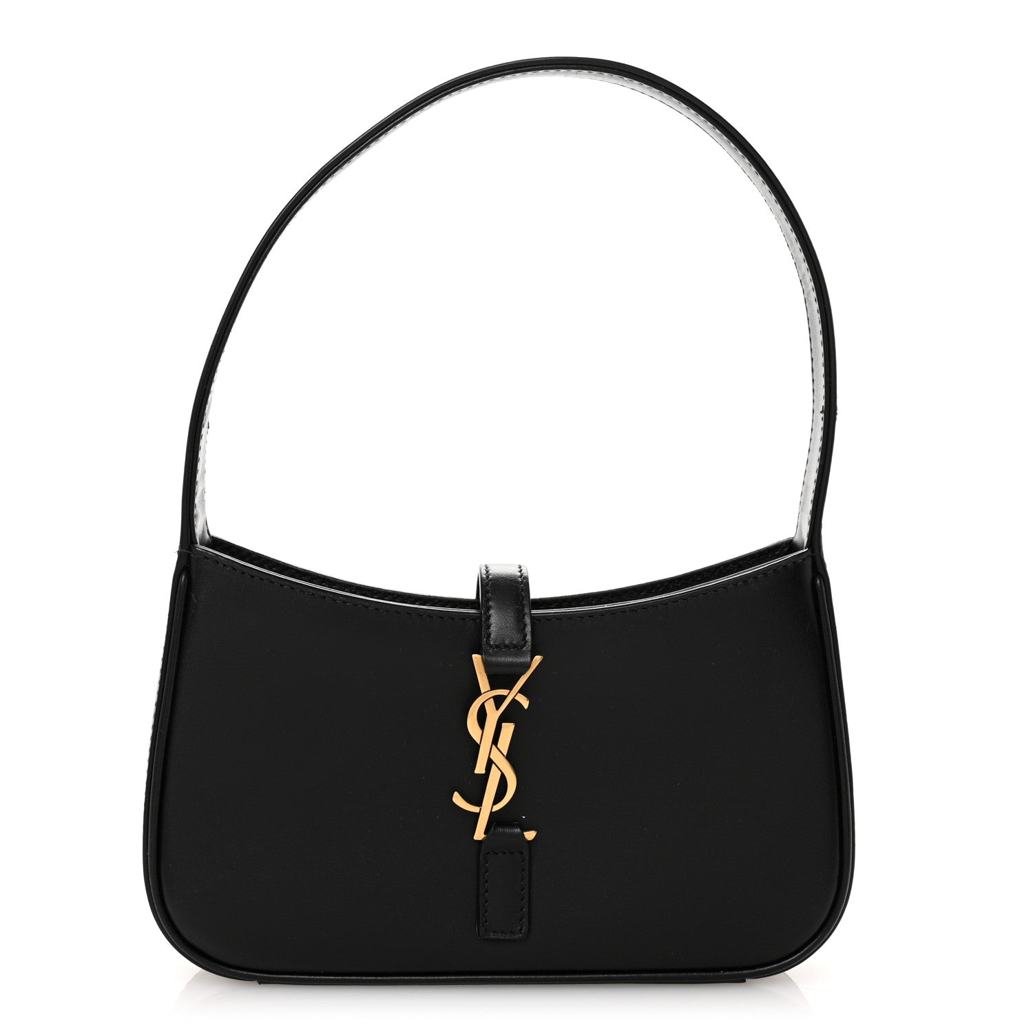 Saint Laurent Smooth Calfskin Le 5 A 7 Mini Hobo Black 1 of 9