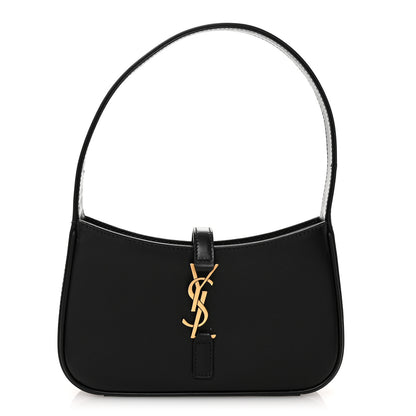 Saint Laurent Smooth Calfskin Le 5 A 7 Mini Hobo Black 1 of 9