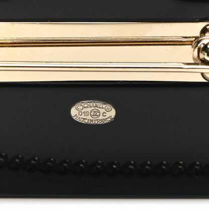 Chanel Resin Camera CC Brooch Gold Black 3 of 4