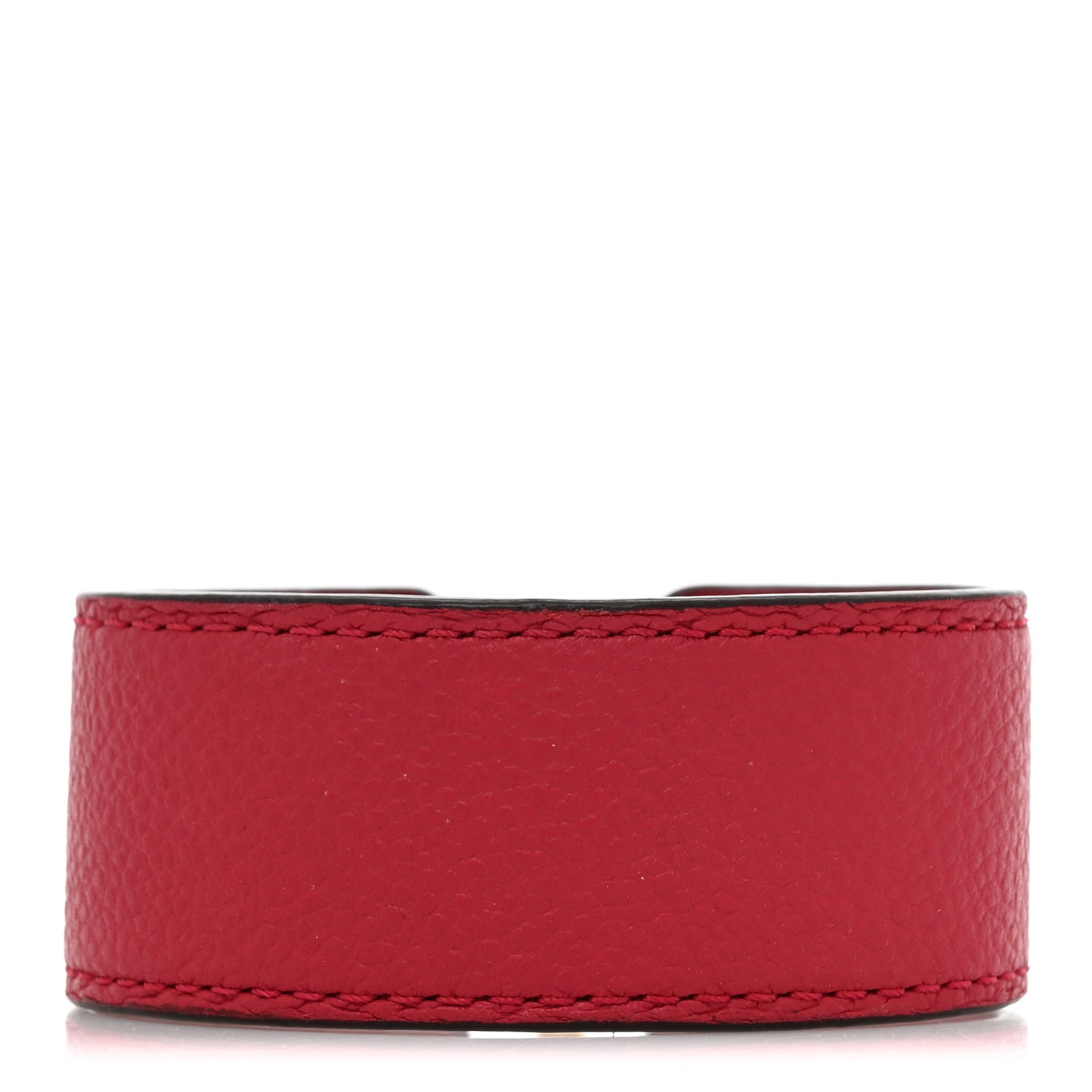 Calfskin Save It Bracelet 19 Red