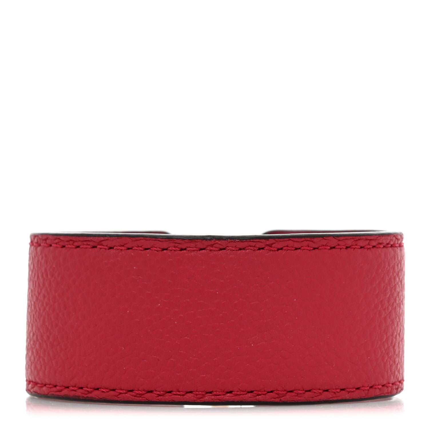 Louis Vuitton Calfskin Save It Bracelet 19 Red 3 of 7