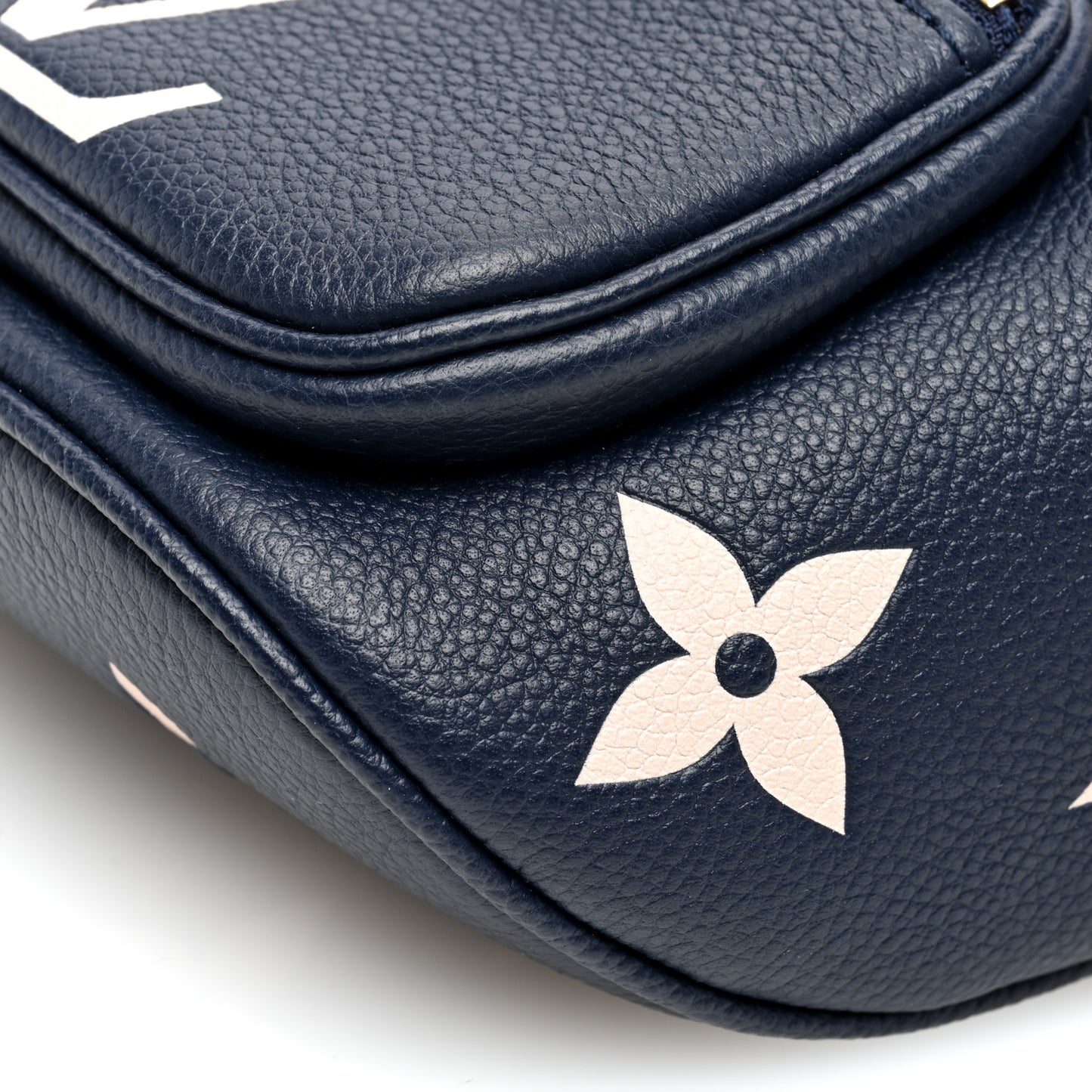 Empreinte Monogram Giant Mini By The Pool Bumbag Blue Beige
