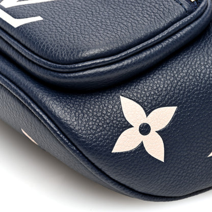 Louis Vuitton Empreinte Monogram Giant Mini By The Pool Bumbag Blue Beige 9 of 10