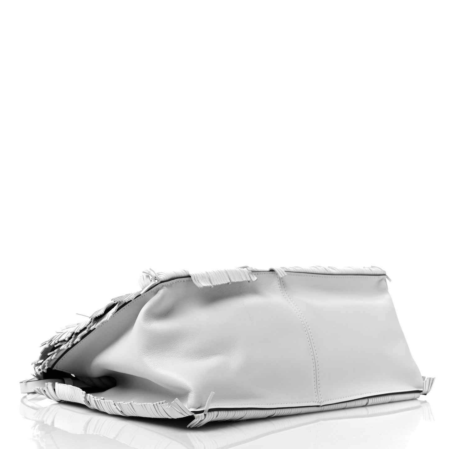 Calfskin The Rope Crossbody Bag White