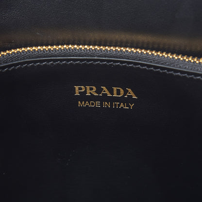 Prada Saffiano Cuir Calfskin Large Monochrome Top Handle Tote Black 6 of 7