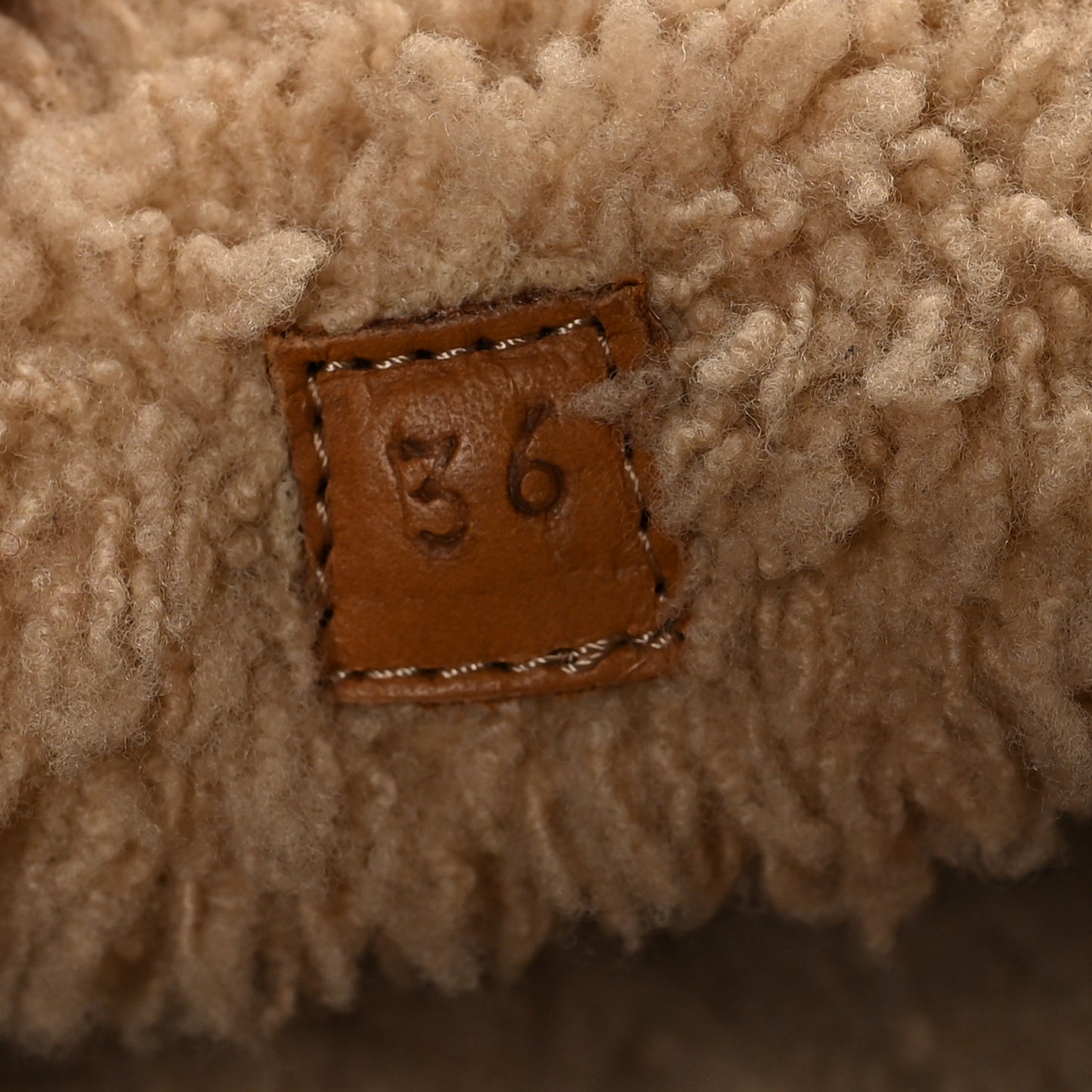Covered Wool GG Monogram Womens Fria Horsebit Loafers 36 Beige Ebony Black Butterscotch