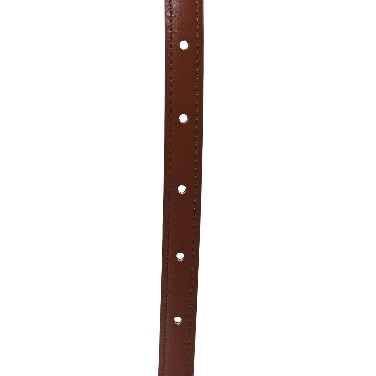 Celine Box Calfskin 13mm Chariot Belt 85 34 Red Wood 3 of 7