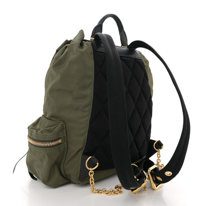 Burberry Nylon Medium Crossbody Rucksack Backpack Canvas Green 2 of 12