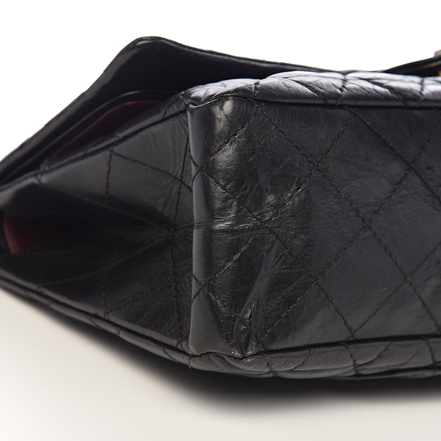 Chanel Aged Calfskin Quilted 2.55 Reissue 227 Flap Black 14 of 16