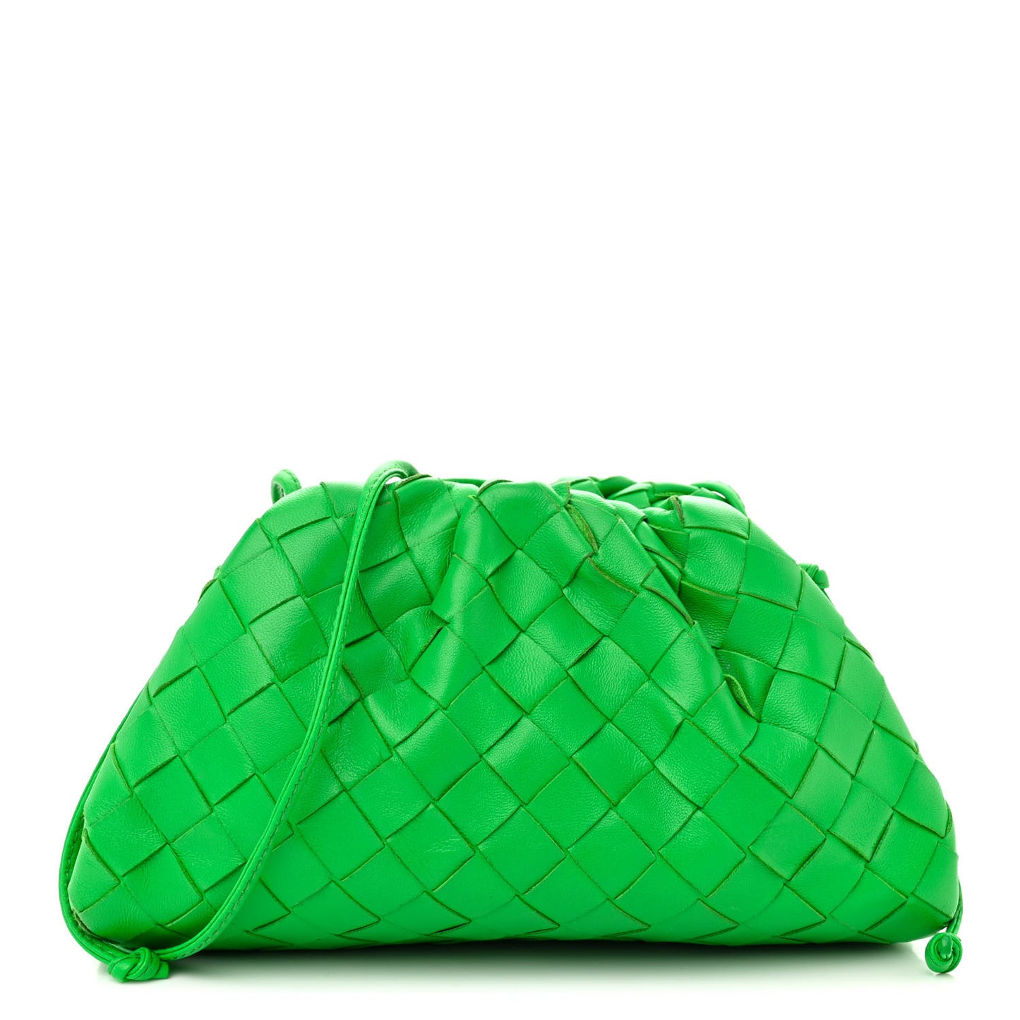 Nappa Intrecciato The Mini Pouch Clutch Parakeet