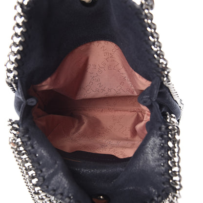 Stella McCartney Shaggy Deer Mini Falabella Fold Over Tote Navy 5 of 9