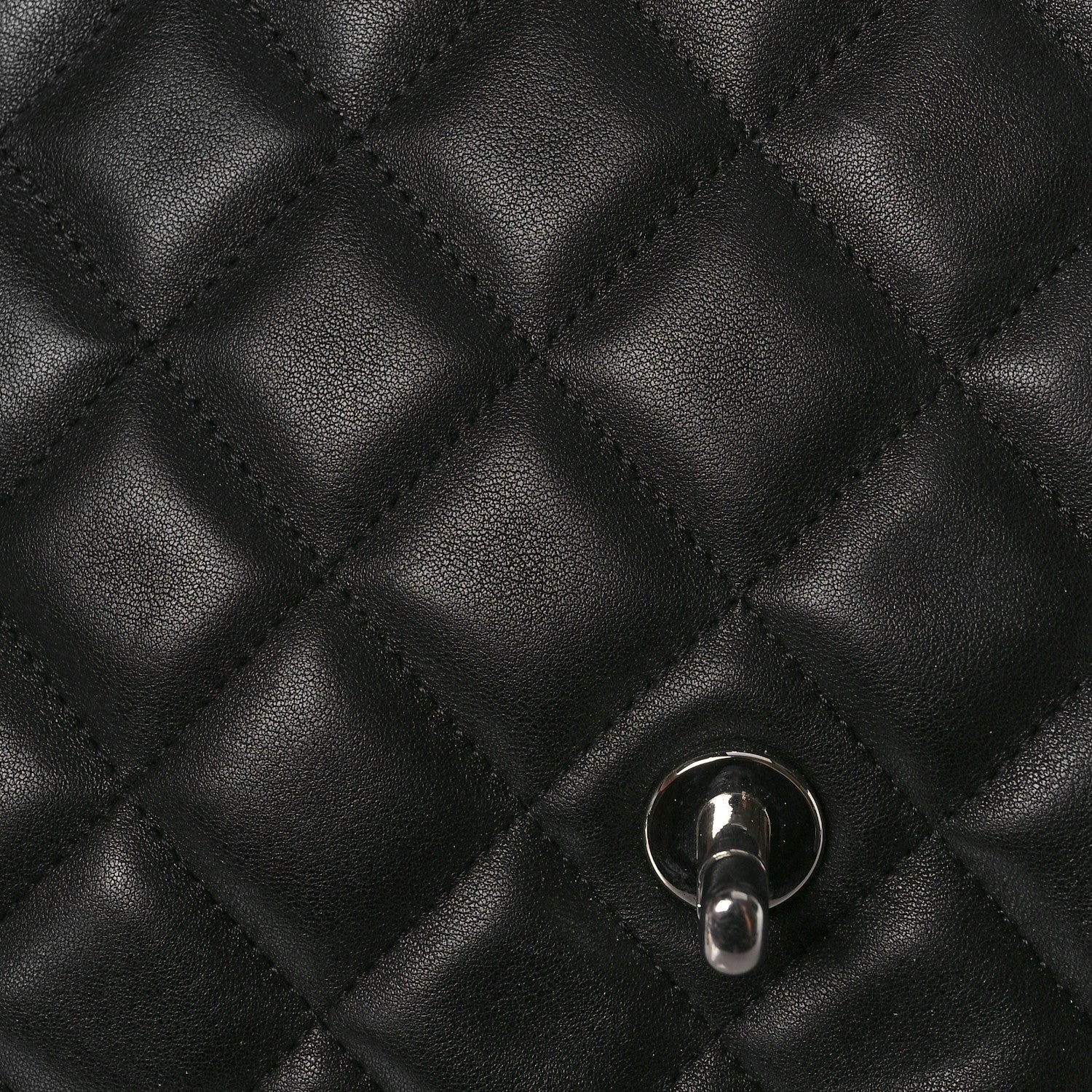 Chanel Lambskin Quilted Jumbo Single Flap Black 10 of 10