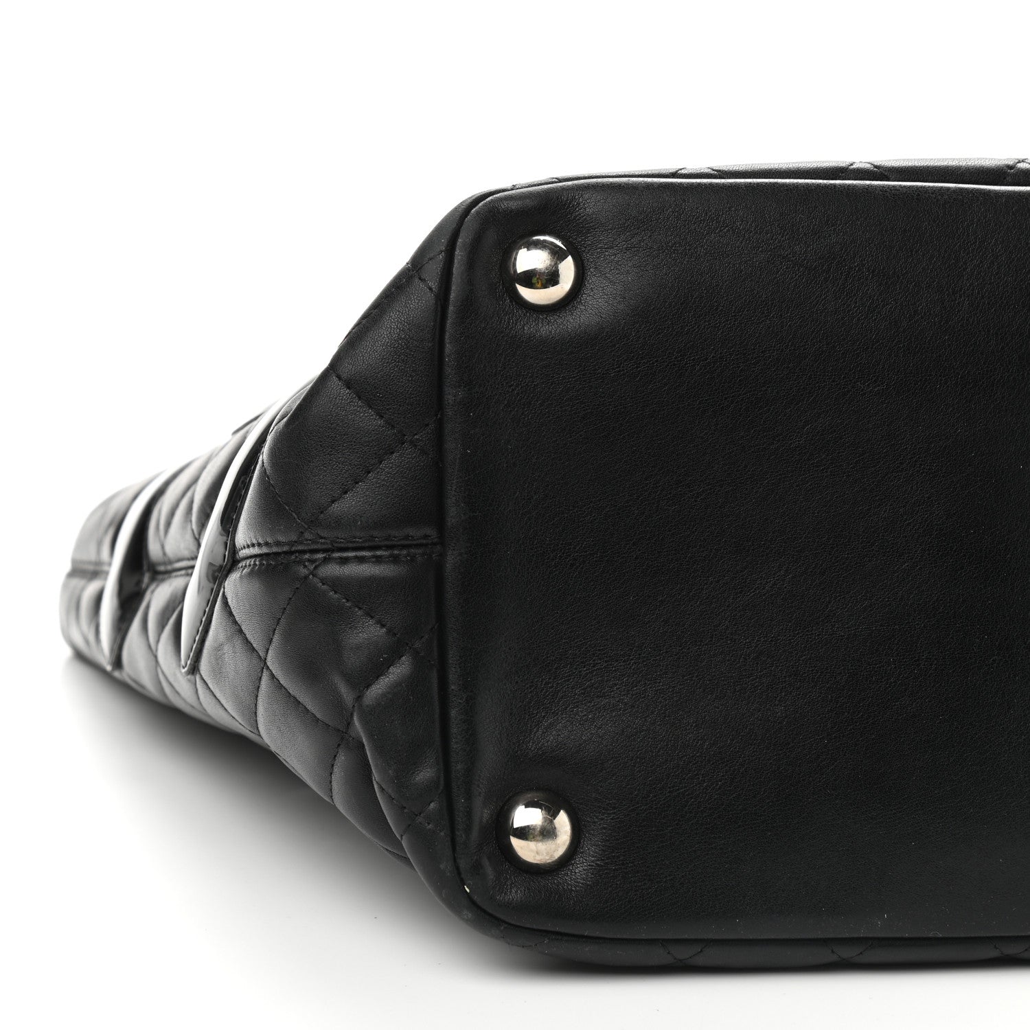 Chanel Calfskin Quilted Large Cambon Tote Black 8 of 12