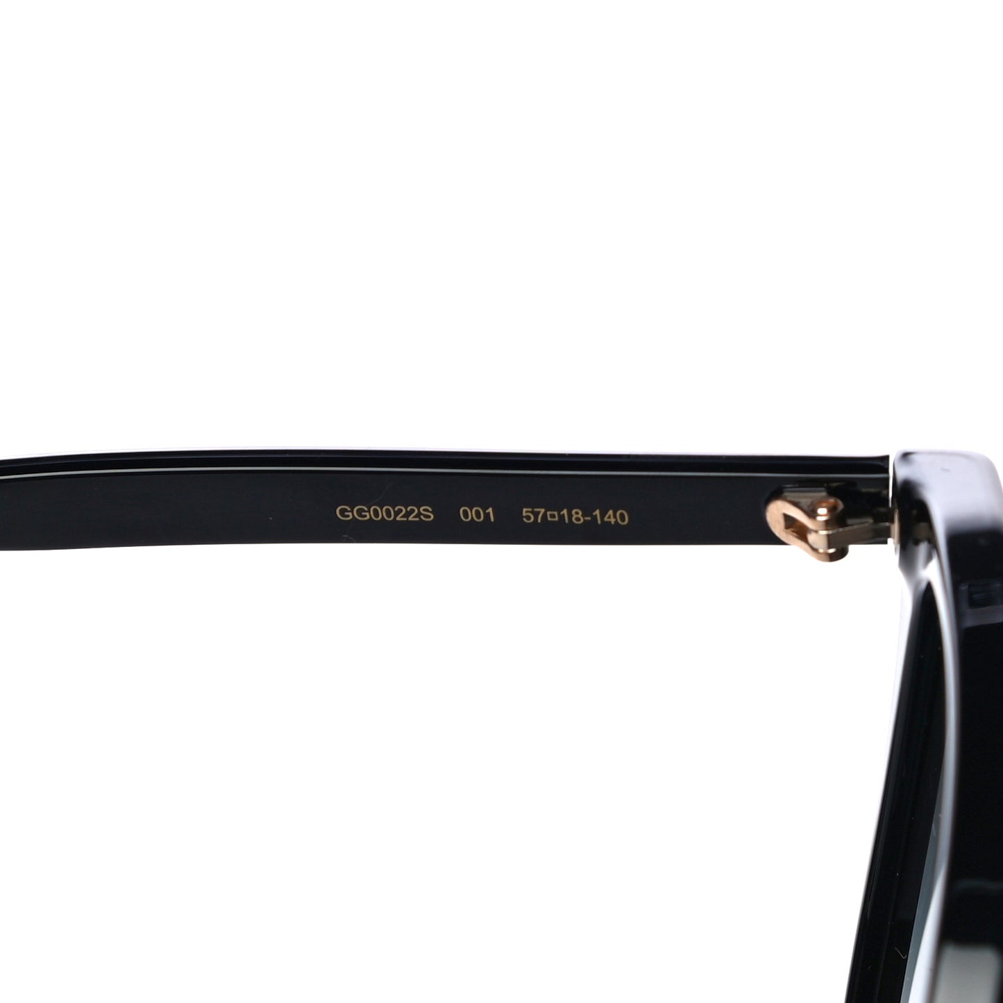 Acetate GG Sunglasses GG0022S Black