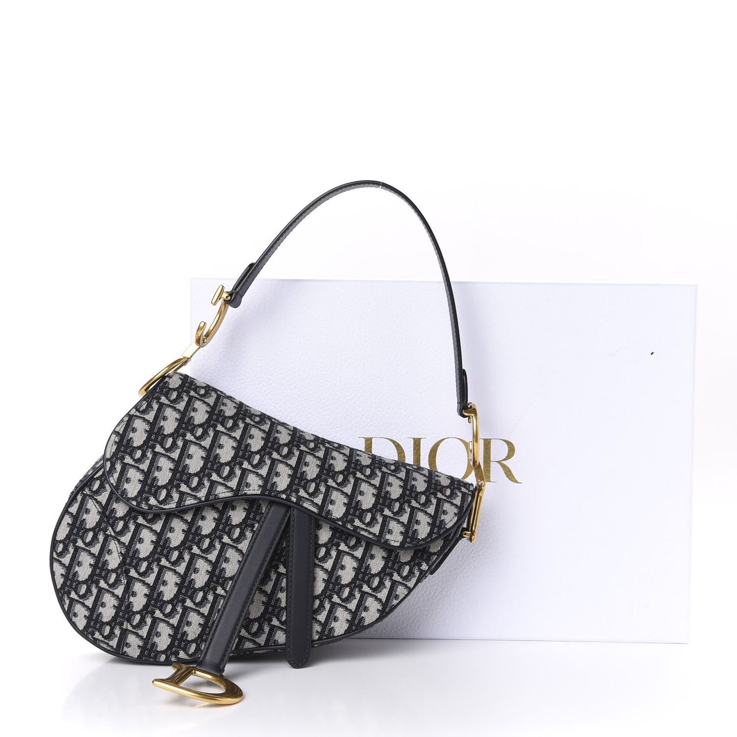 Oblique Saddle Bag Blue