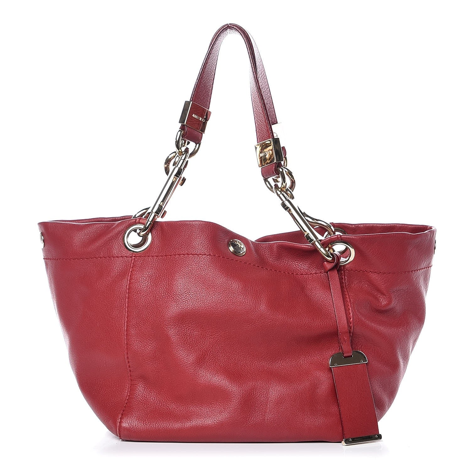 Jimmy Choo Calfskin Lola Tote Red 1 of 9