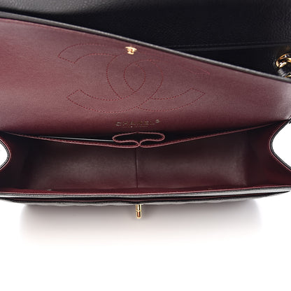 Chanel Caviar Quilted Jumbo Double Flap Black 5 of 11