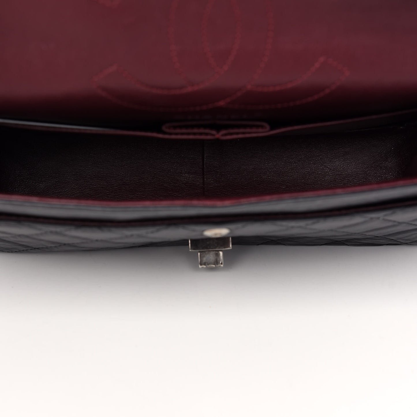 Aged Calfskin Quilted 2.55 Reissue 226 Flap Black