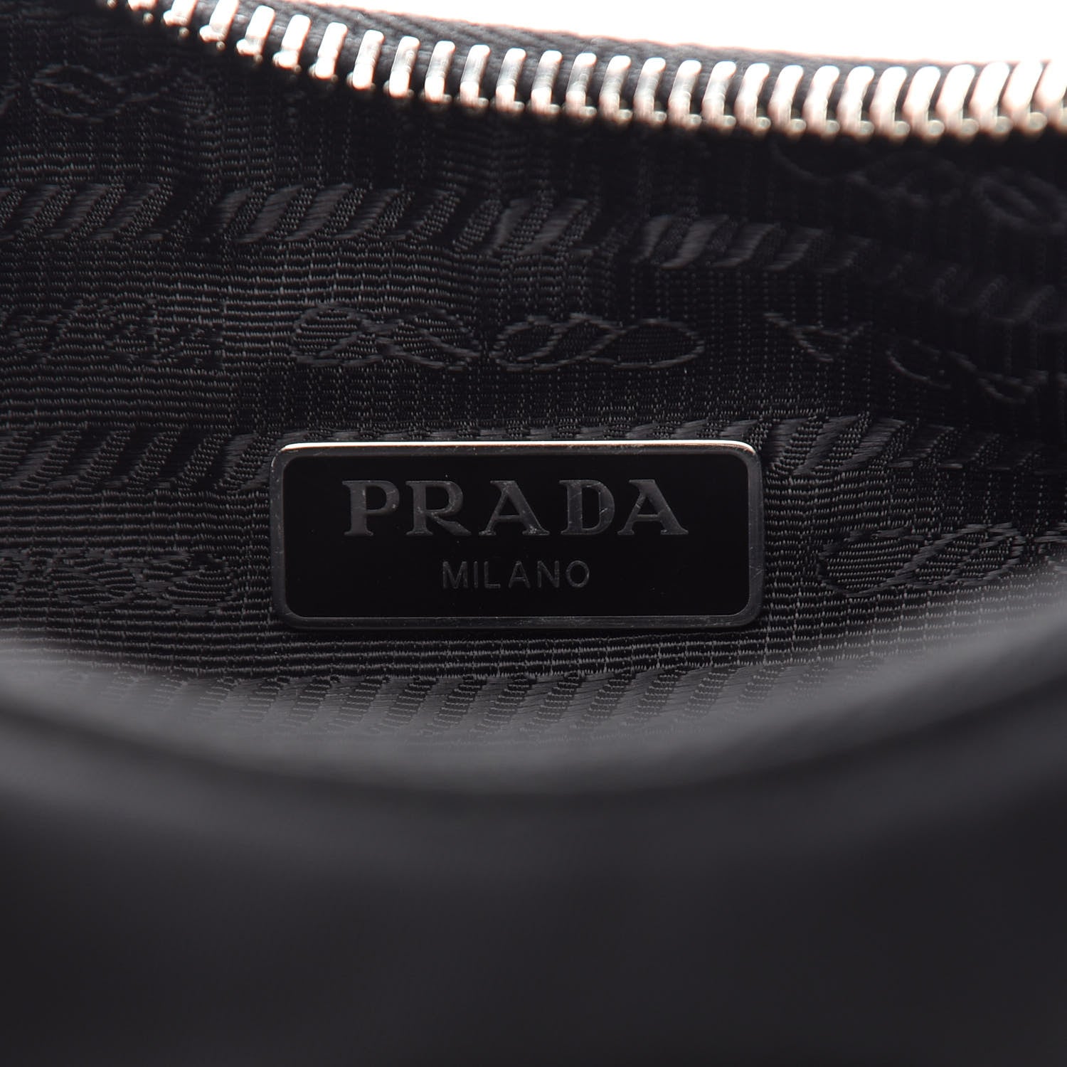 Prada Nylon Re-Edition 2005 Shoulder Bag Black 6 of 9