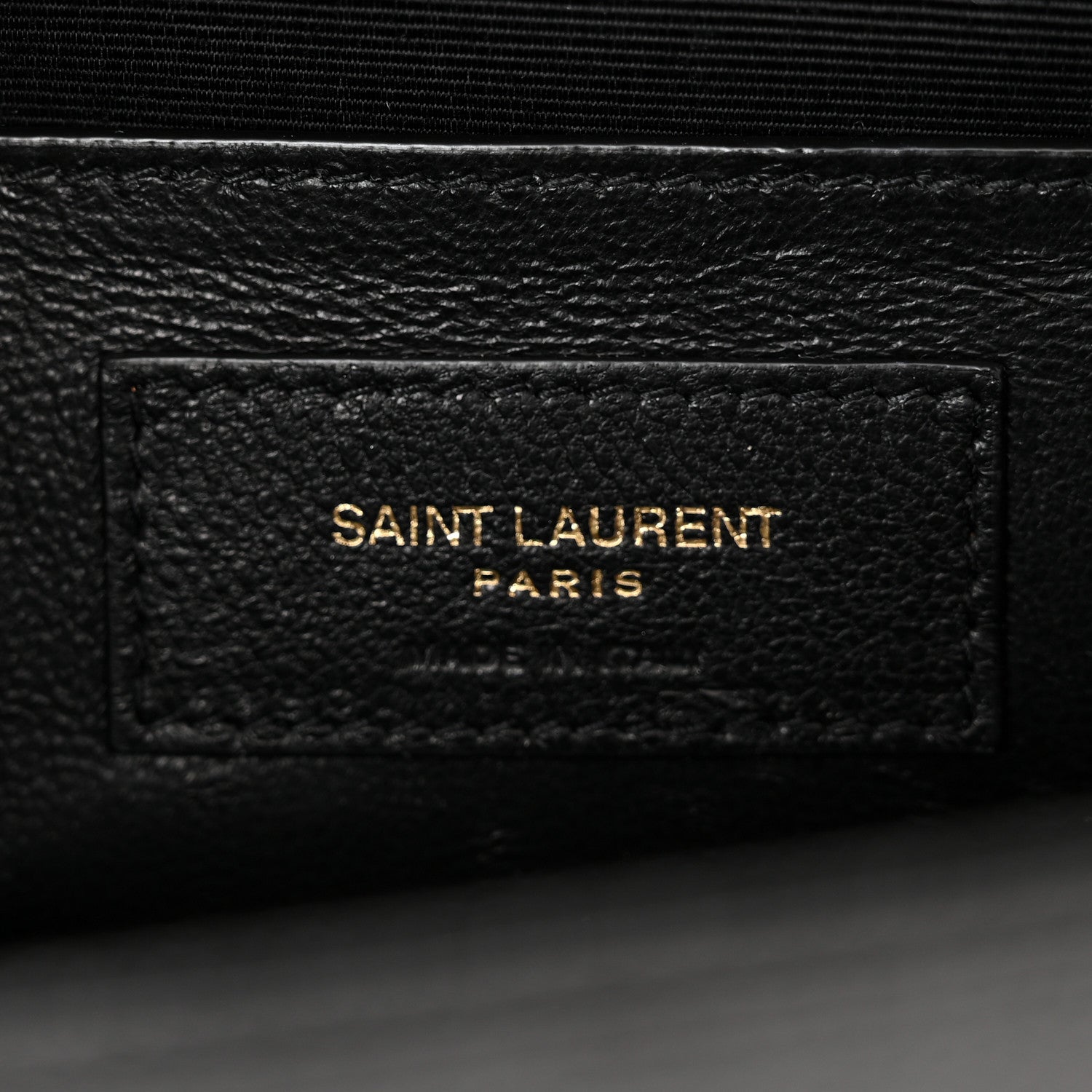 Saint Laurent SAINT LAURENT Grain De Poudre Medium Classic Monogram Kate Satchel Black 6 of 9