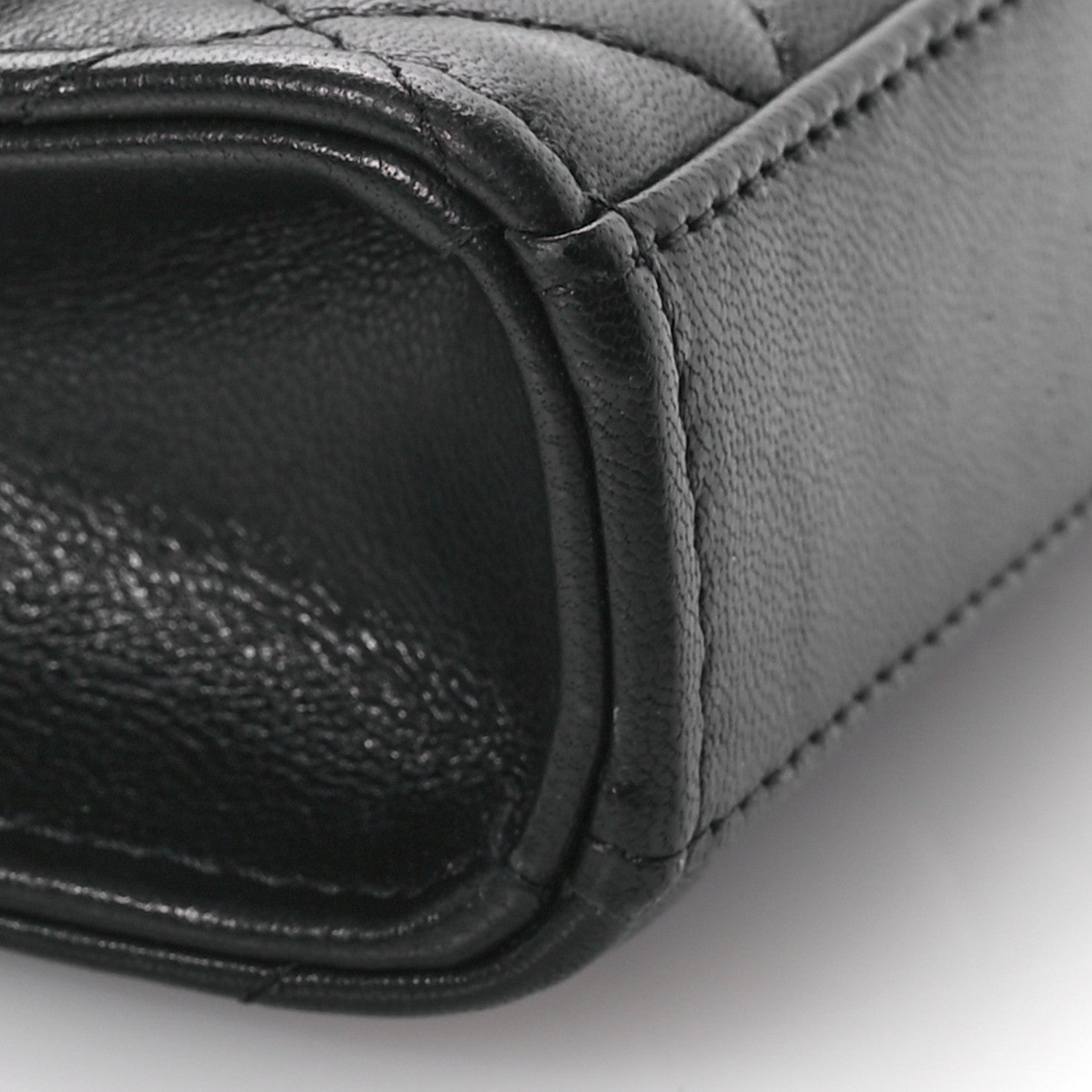 Chanel Lambskin Quilted Mini Trendy CC Clutch With Chain Black 9 of 11