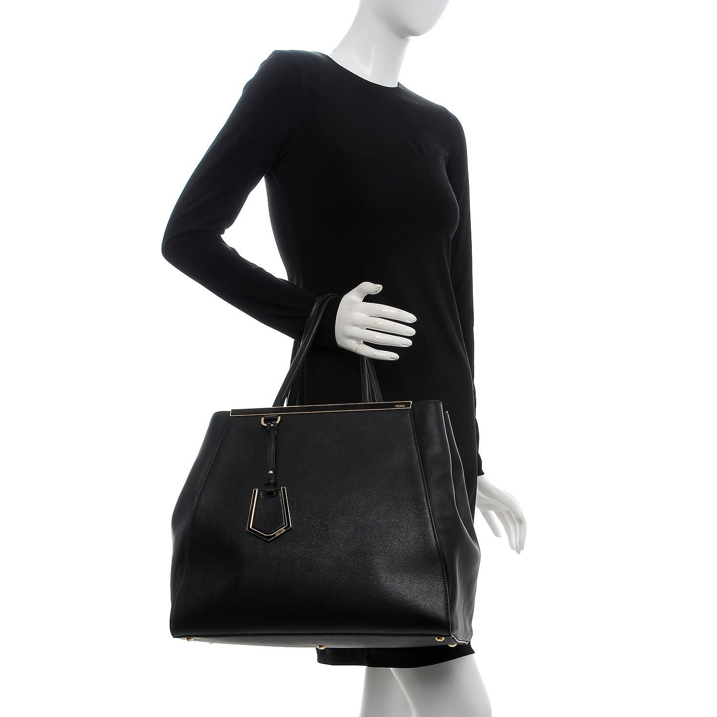 Vitello Elite Large 2Jours Tote Black