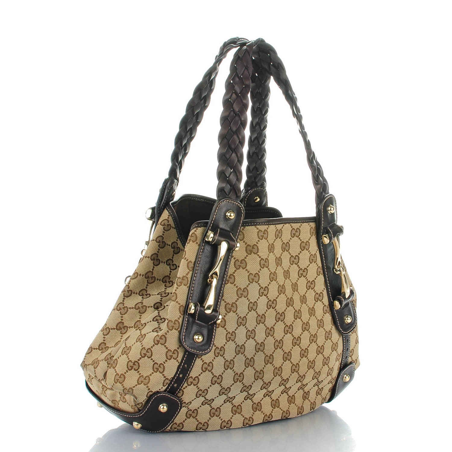 Gucci Monogram Small Pelham Shoulder Bag Dark Brown 3 of 7
