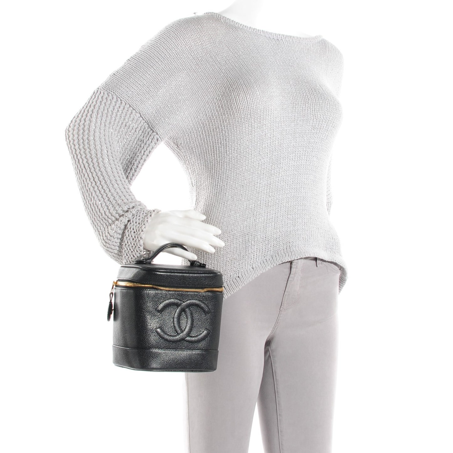 Caviar Vanity Cosmetic Case Black