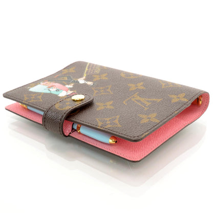 Louis Vuitton Monogram Illustre Small Ring Agenda Rose w Pen 3 of 10
