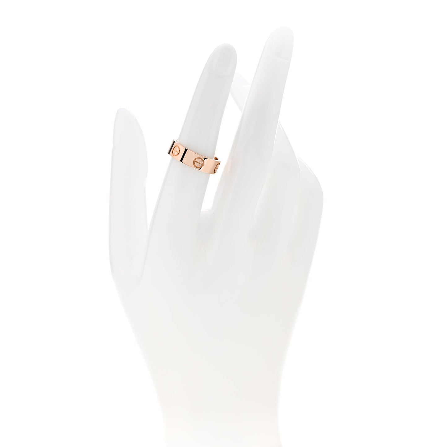 18K Pink Gold 5.5mm LOVE Ring 52 6